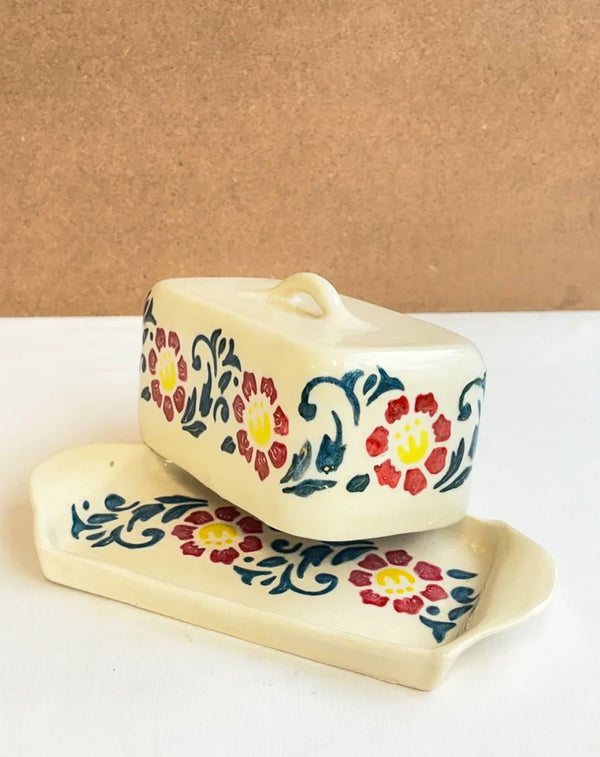 Floral Butter Dish