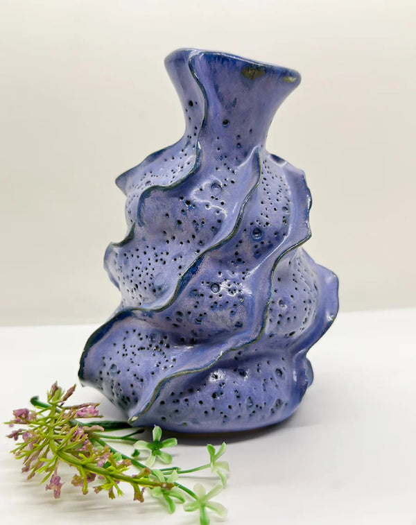 Wavy Textured Vase